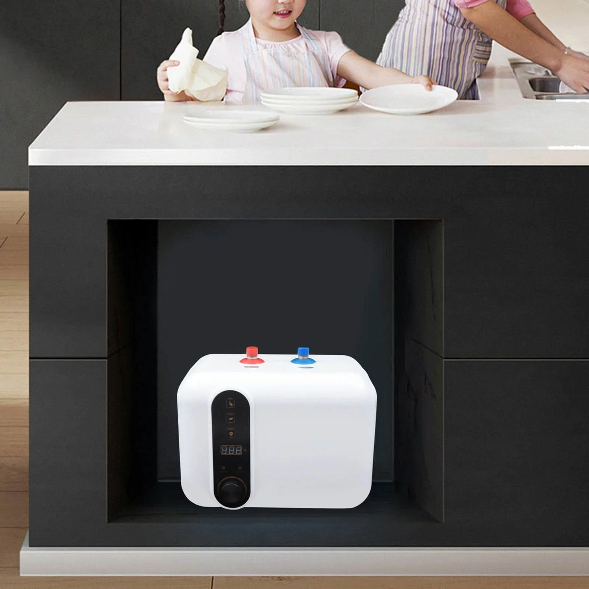 Instant Electric Hot Water Heater Shower Compact Mini-Tank Storage RV 10L 110V 10L Electric Hot Water Heater 110V Compact Mini-Tank Storage,Rv Small Output Electric Tankless Instant Hot Water Heater