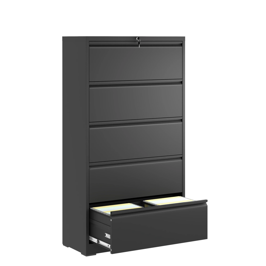 Daatumm 2-Drawer Vertical File Cabinet with Lock, Steel Metal Office & Home Storage for A4/Letter/Legal Size Documents