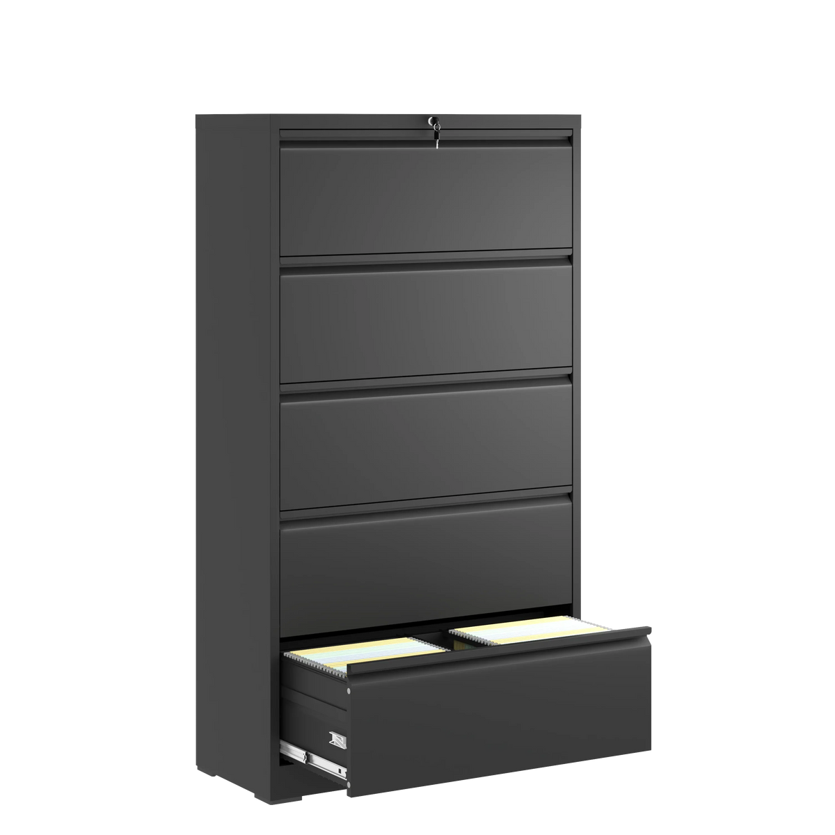 Daatumm 2-Drawer Vertical File Cabinet with Lock, Steel Metal Office & Home Storage for A4/Letter/Legal Size Documents