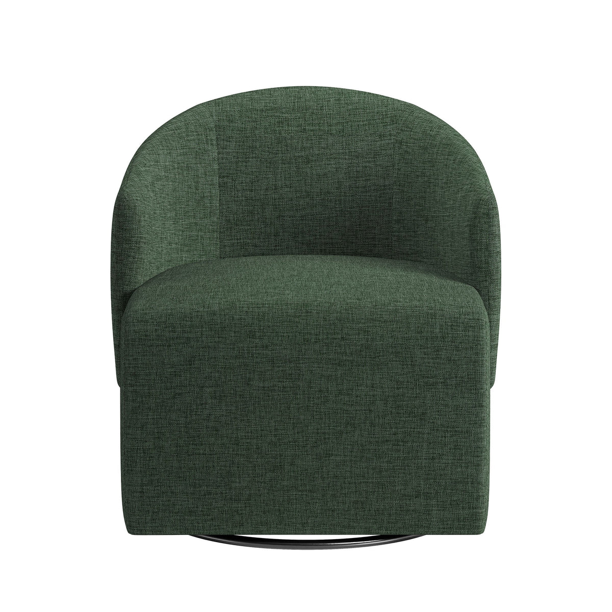 BELLEZE Swivel Accent Chair, Modern Upholstered Swivel Armchair 360 Degree Barrel Chair Comfy Corner Chair for Living Room Bedroom [Set of 2] - Malta (Light Grey)