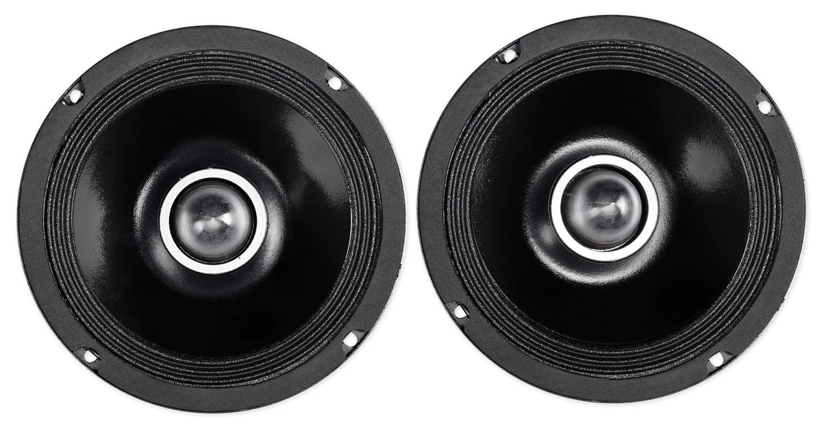 2) Pairs Rockville X6.5C Competition 6.5" 1000 Watt Component Car Audio Speakers