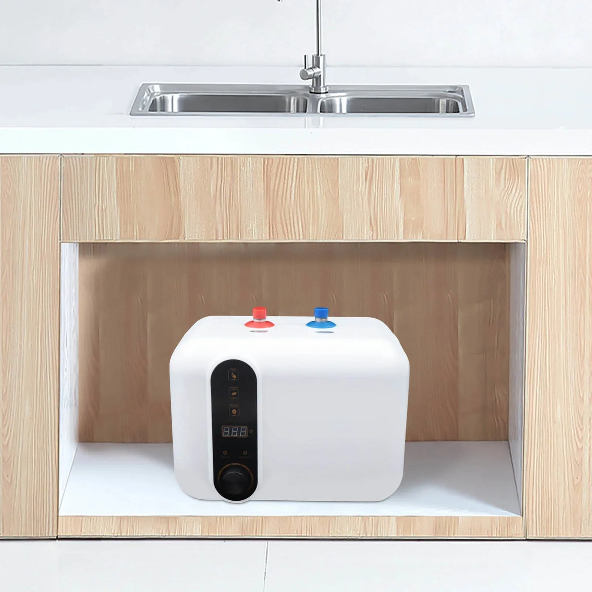 Instant Electric Hot Water Heater Shower Compact Mini-Tank Storage RV 10L 110V 10L Electric Hot Water Heater 110V Compact Mini-Tank Storage,Rv Small Output Electric Tankless Instant Hot Water Heater