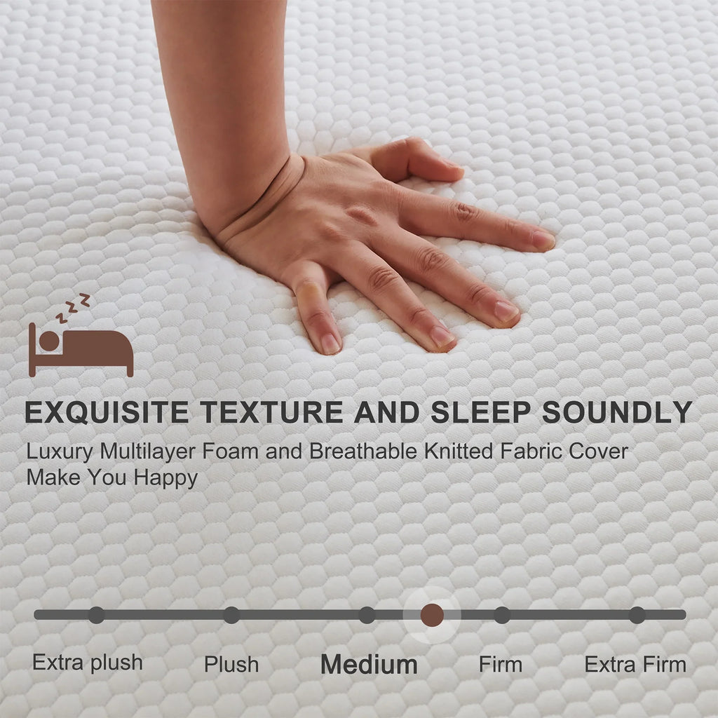 Full Size Mattress, JIAVA 12" Full Memory Foam Mattress in a Box
