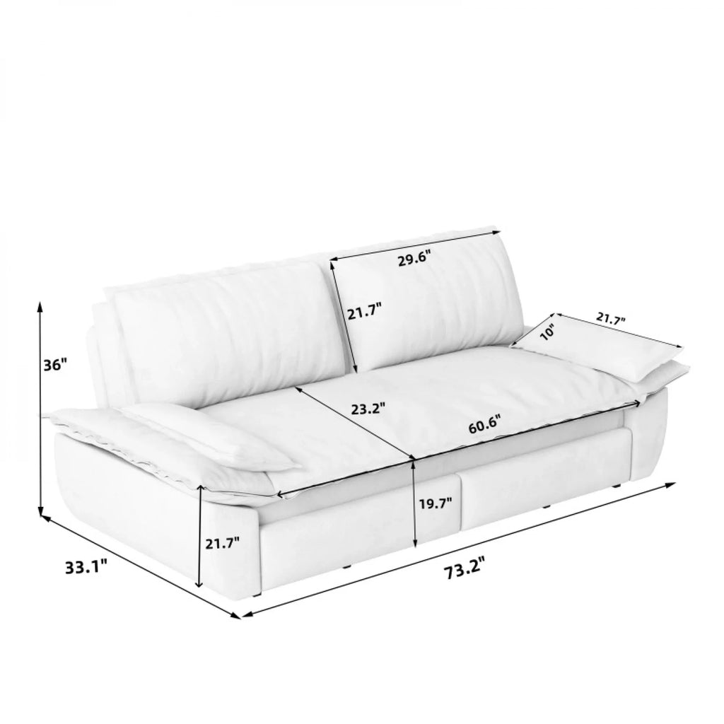 66" Queen Pull Out Sofa Bed, 3-in-1 Convertible Sleeper Sofa with Side Storage,Multi-Functional Velvet Loveseat Bed for Living Room,Bedroom
