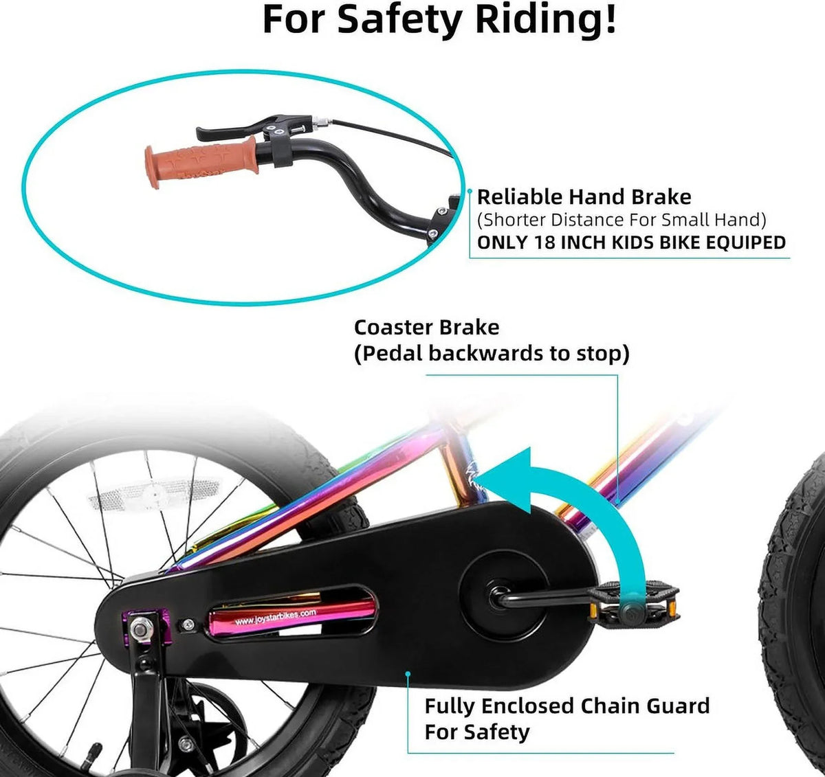 JOYSTAR Kids Bike for Ages 2-12 Years Old Boys Girls, 12-20 Inch BMX Style Kid's Bikes, Multiple Colors