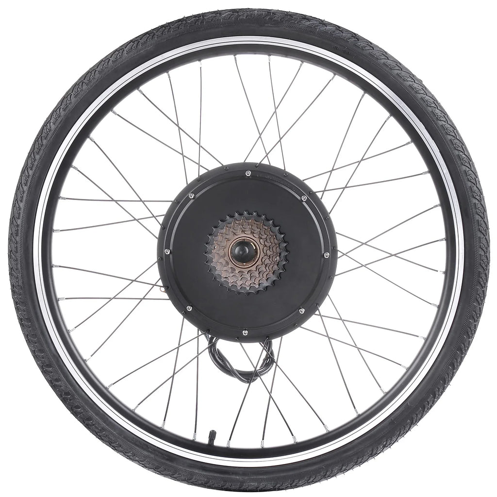Yescom Electric Bike Conversion Kit 48V 1000W 26" Front Wheel E-Bike Conversion Kit Dual Mode Controller