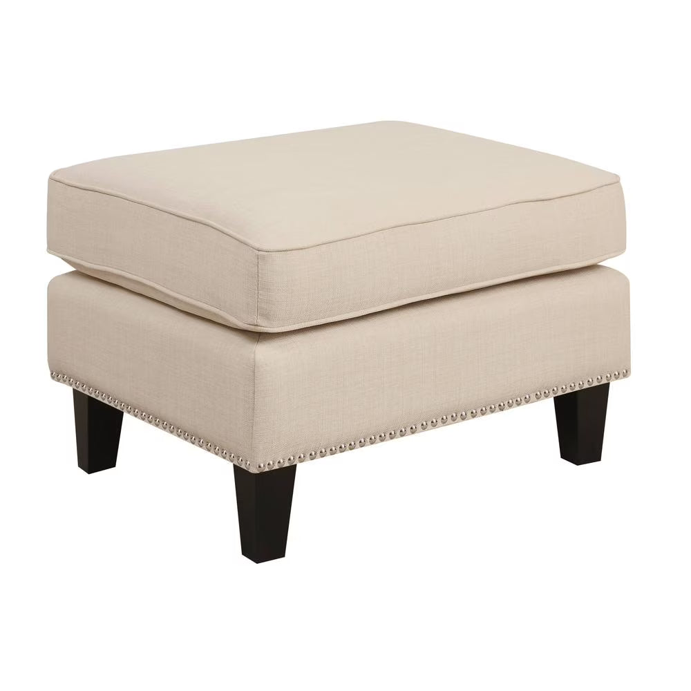Picket House Emery Ottoman Heirloom Charcoal