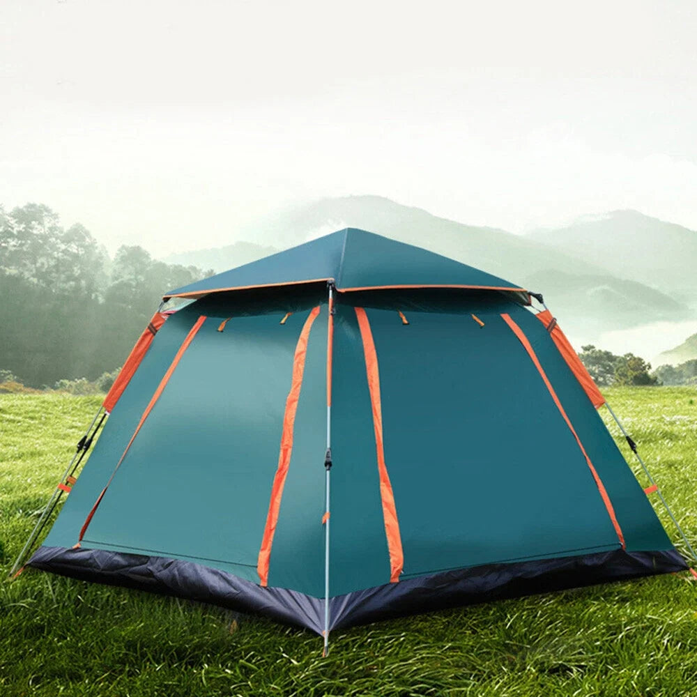 Camping Tent4-6 Person Instant Easy Pop Up Tents for Camping Lightweight Backpacking Tent Automatic Waterproof Family Easy Set Up Tent,Portable Dome Tent for Camping Hiking Traveling