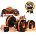 Sharper Image® 4×4 Giant Crusher Remote Control 4WD Truck. High-Speed Off-Road Monster Truck. Orange