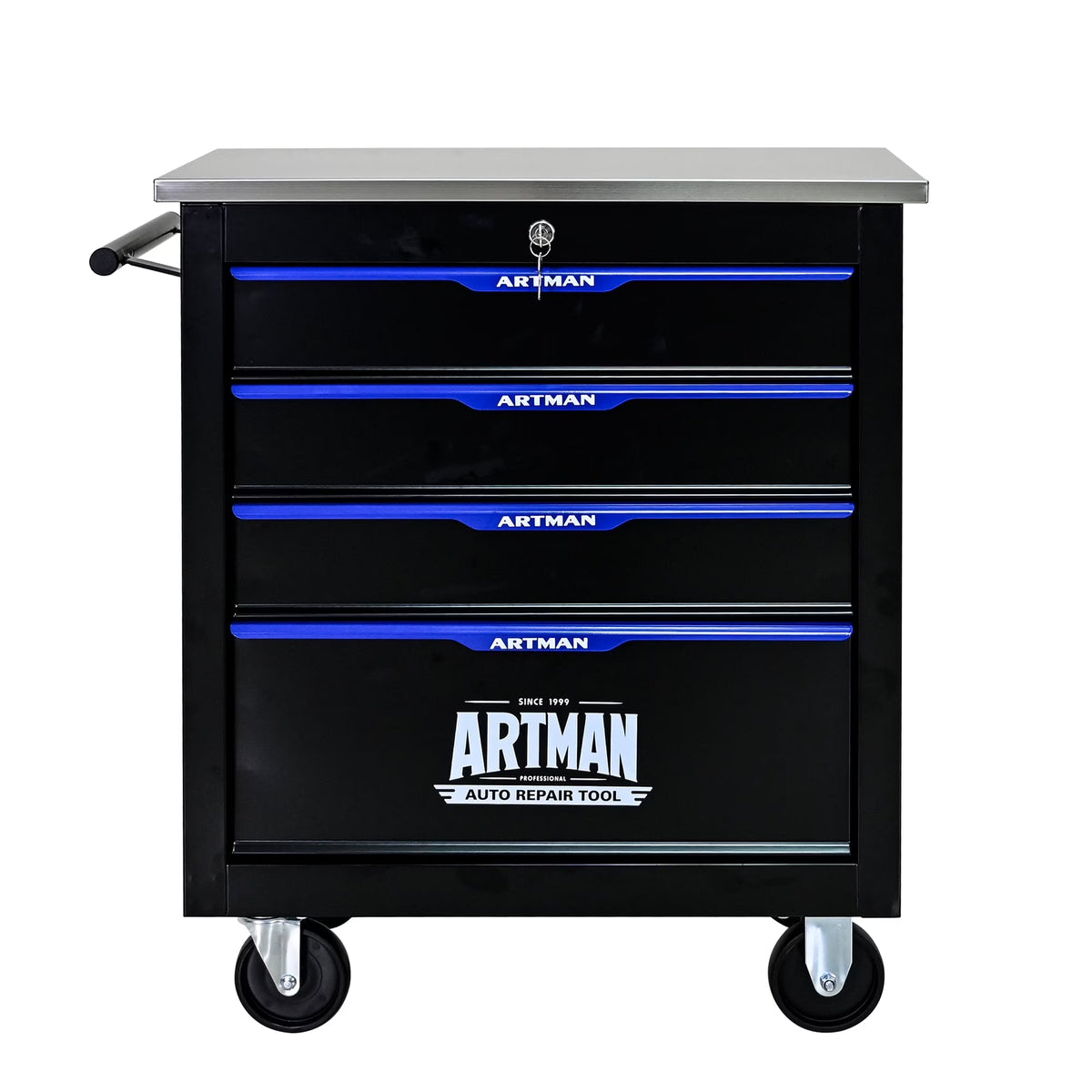 ARTMAN 6-Drawer Tool Storage Chest with Lockable Wheel,6 Drawer Tool Storage Cabinet for Garage, Warehouse, Repair Shop
