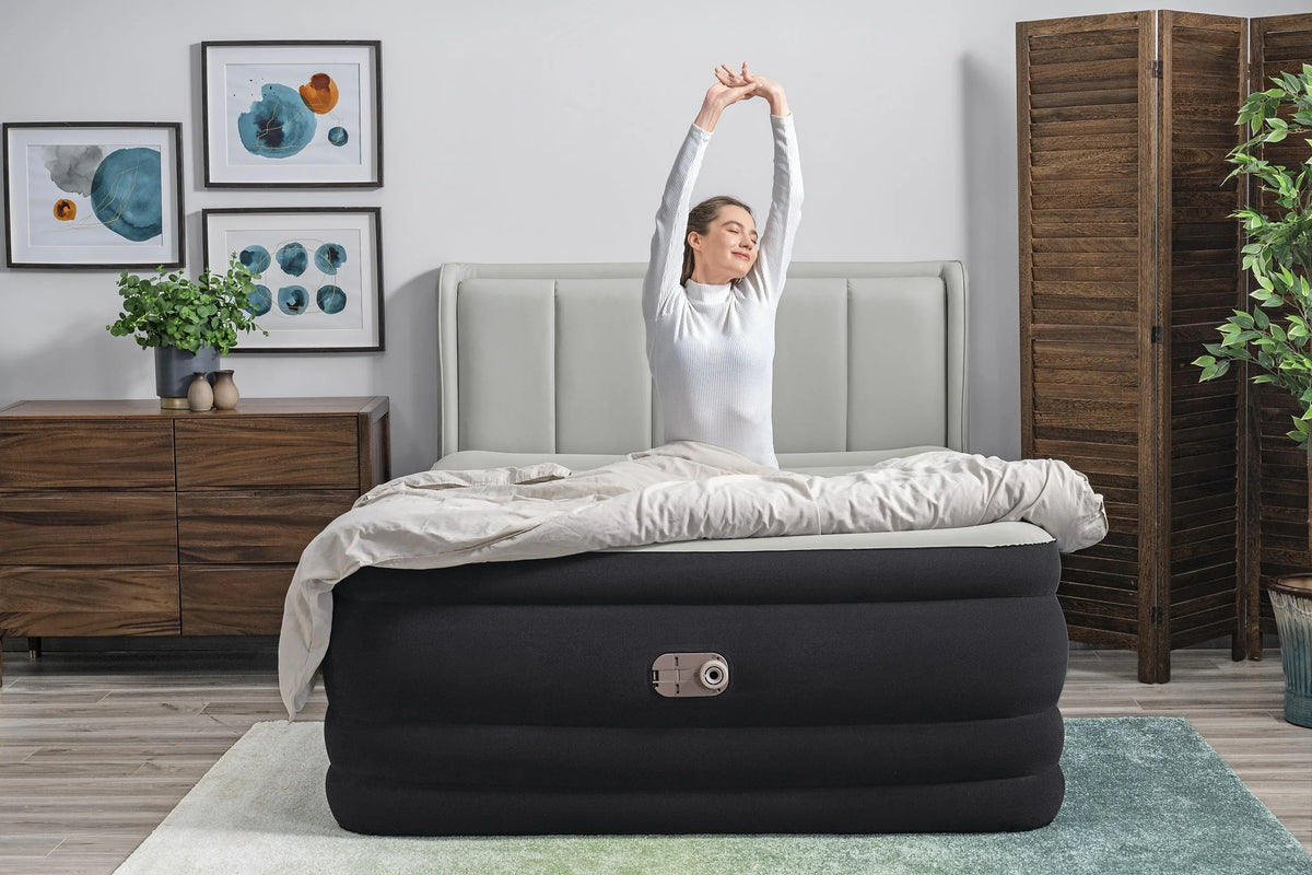 Bestway Tritech Air Mattress Queen 24" with Built-in AC Pump Included