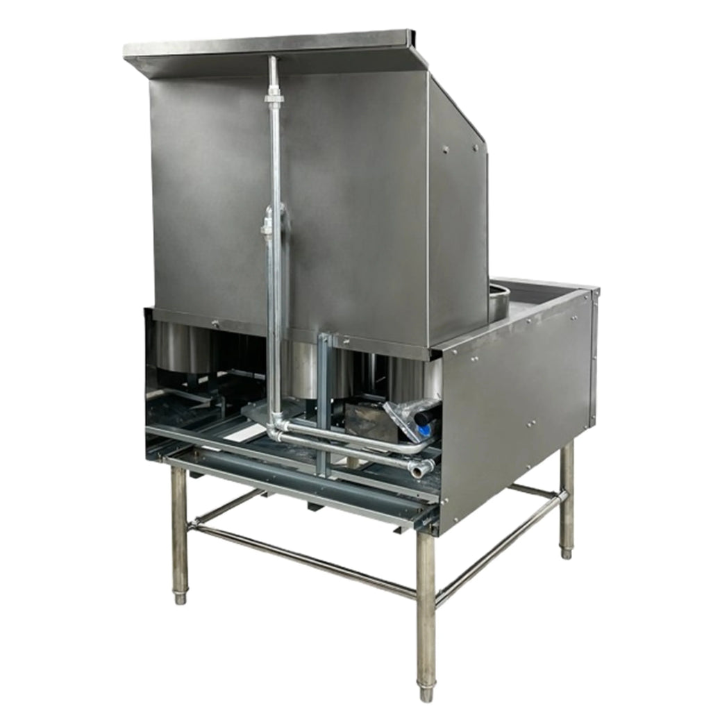 NSF 36 in. Two Burners Chinese Wok Range Natural Gas/ LP with Waterfall Commercial Restaurant Wok
