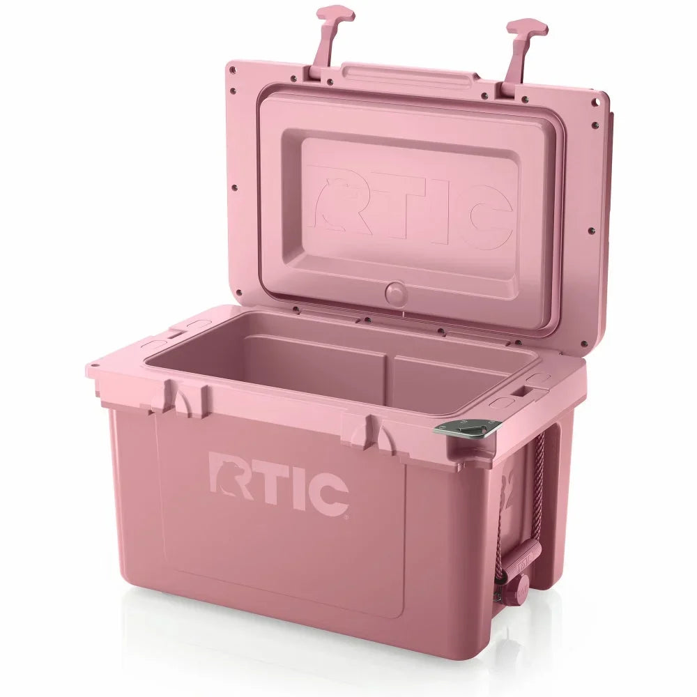 RTIC 32 QT Ultra-Light Hard-Sided Ice Chest Cooler, Fits 48 Cans, Dark Grey & Cool Grey