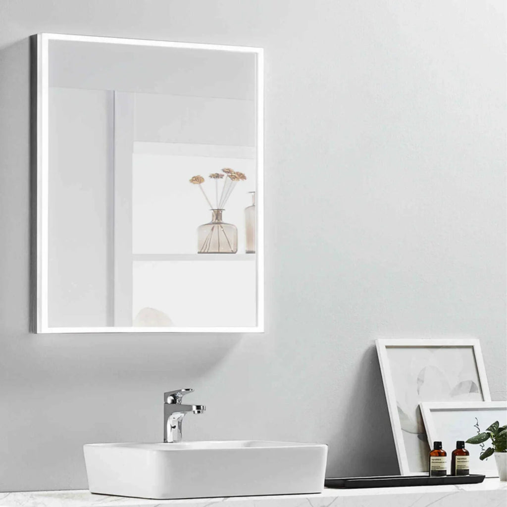 Modern Mirrors Astral Lighted Bathroom Vanity Mirror, Wall Mirror with Dimmable Daylight LED Lighting