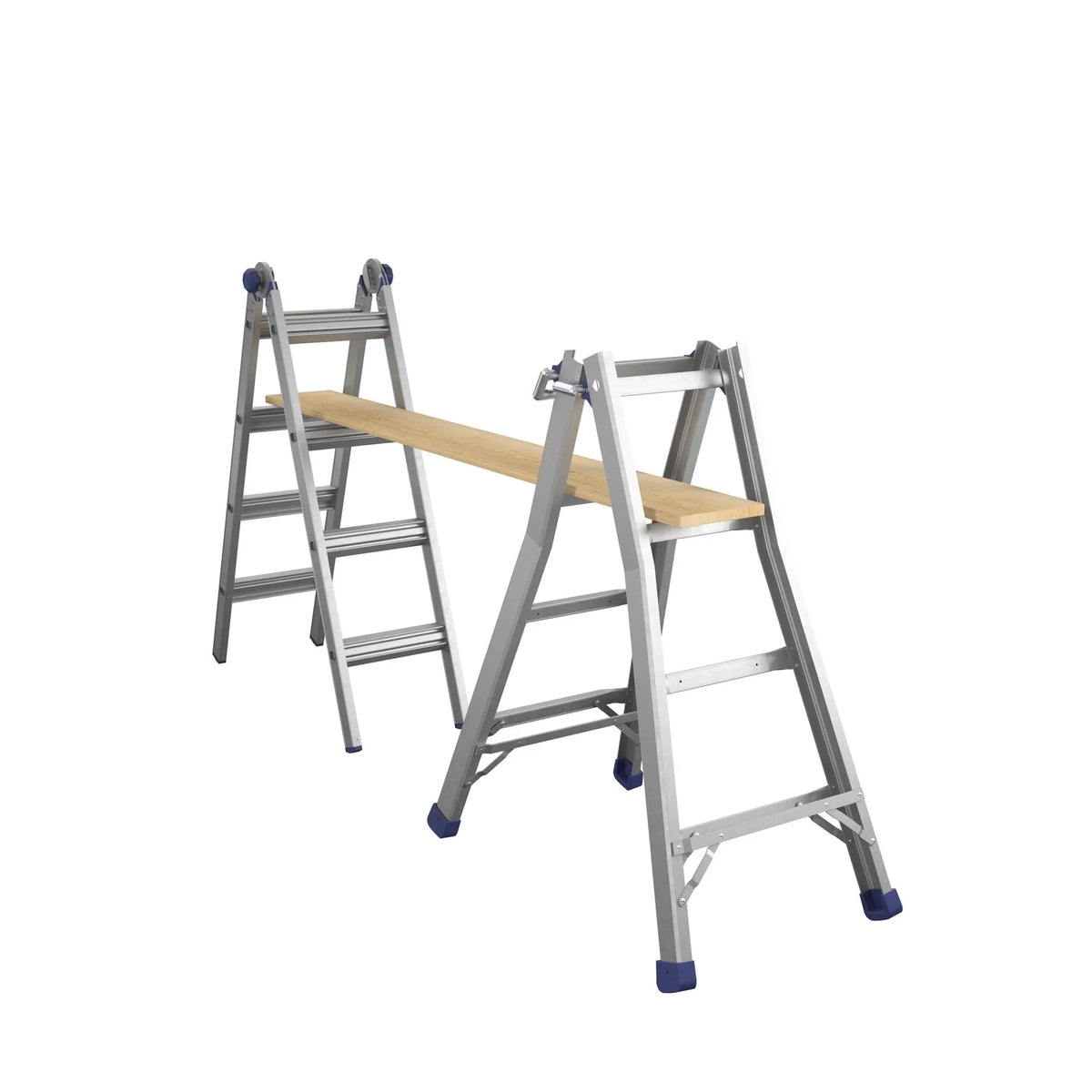 COSCO 18ft Reach Height Aluminum Multi-Position Ladder,300 lb. Load Capacity Type IA Duty Rating