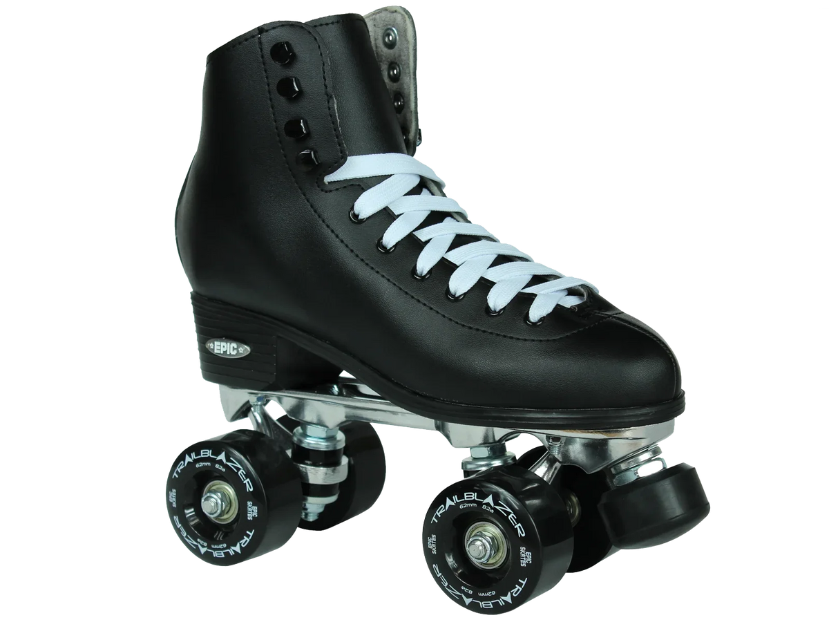 Epic Classic Black Quad Roller Skates