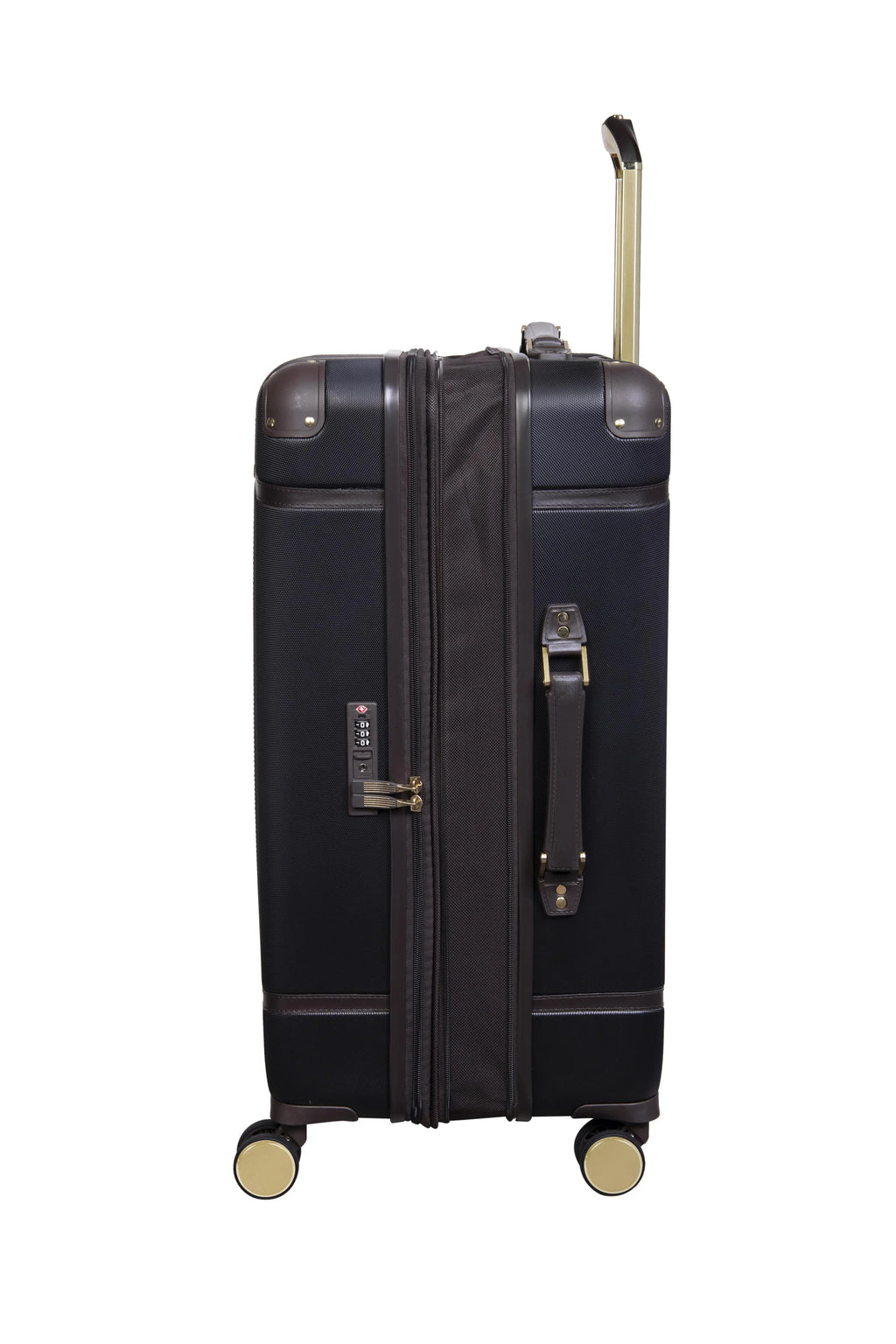 it luggage Superiority 28" Hardside Checked 8 Wheel Expandable Spinner, Black