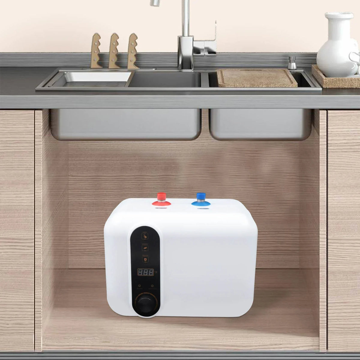 Instant Electric Hot Water Heater Shower Compact Mini-Tank Storage RV 10L 110V 10L Electric Hot Water Heater 110V Compact Mini-Tank Storage,Rv Small Output Electric Tankless Instant Hot Water Heater