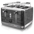 Russell Hobbs Old School 4 Slice Toaster in Black