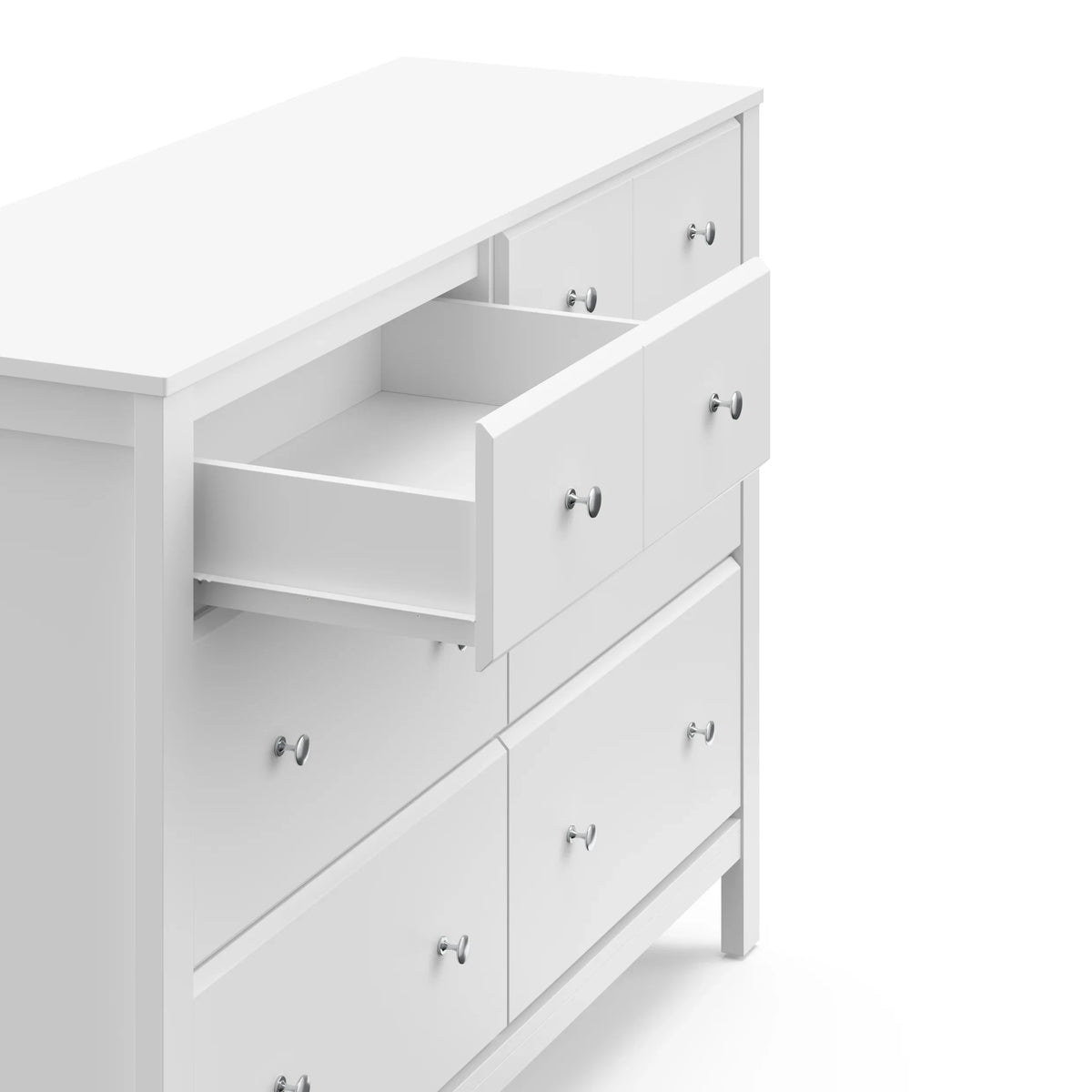 Storkcraft Horizon 6 Drawer Nursery Double Dresser, Driftwood
