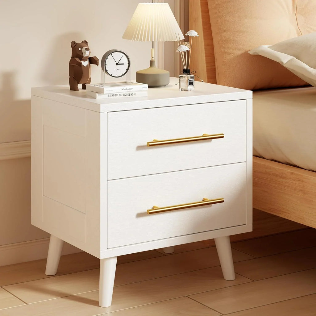 Lofka Queen Bedroom Furniture Set with Wingback Bed Frame, 2-Drawer Nightstand, 5-Drawer Dresser, 6-Drawer Dresser