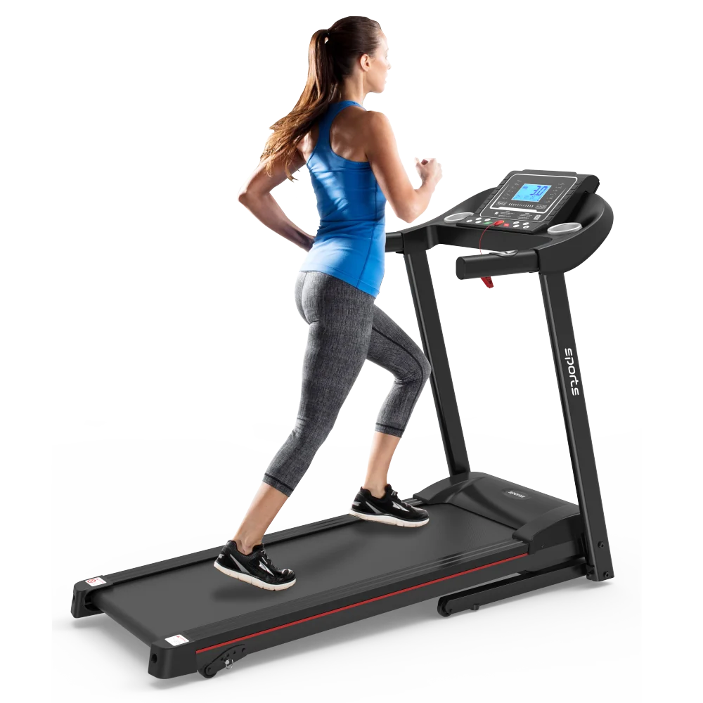 Holaki Home Foldable Treadmill with Incline, Folding Treadmill for Home Workout, Electric Walking Running Treadmill Machine 5" LCD Screen 250 LB Capacity Bluetooth Music