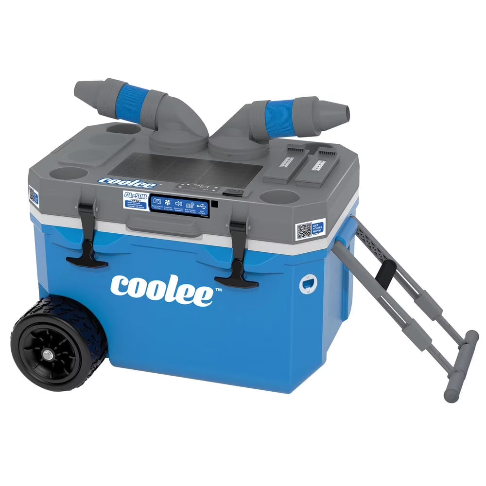 Bendpak CL-50R Portable Air Cooler Ice Chest w/ Air Flow Nozzles and High Capacity Power Bank Connection - Remote Control