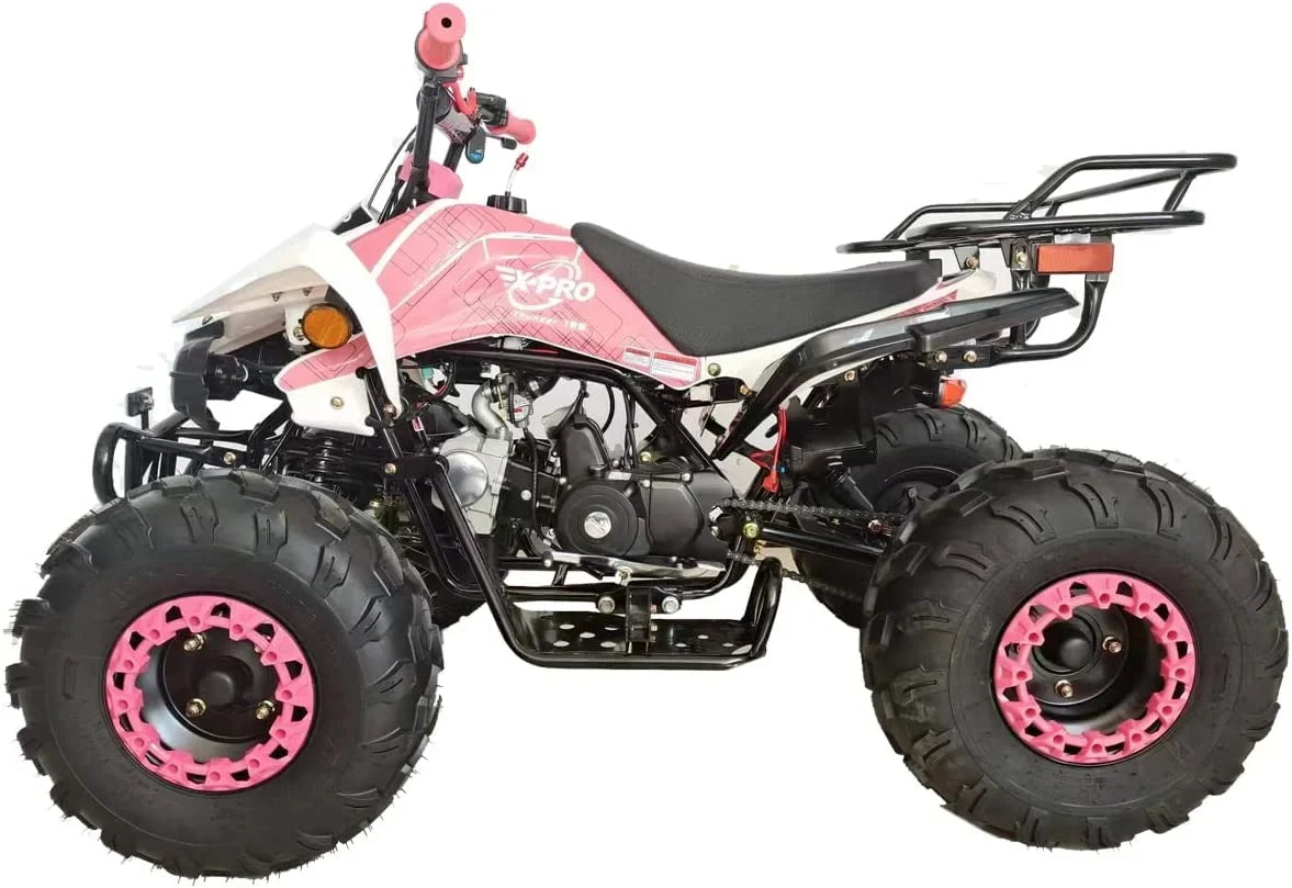 X-Pro Brand 125cc ATV with Automatic LED Headlights