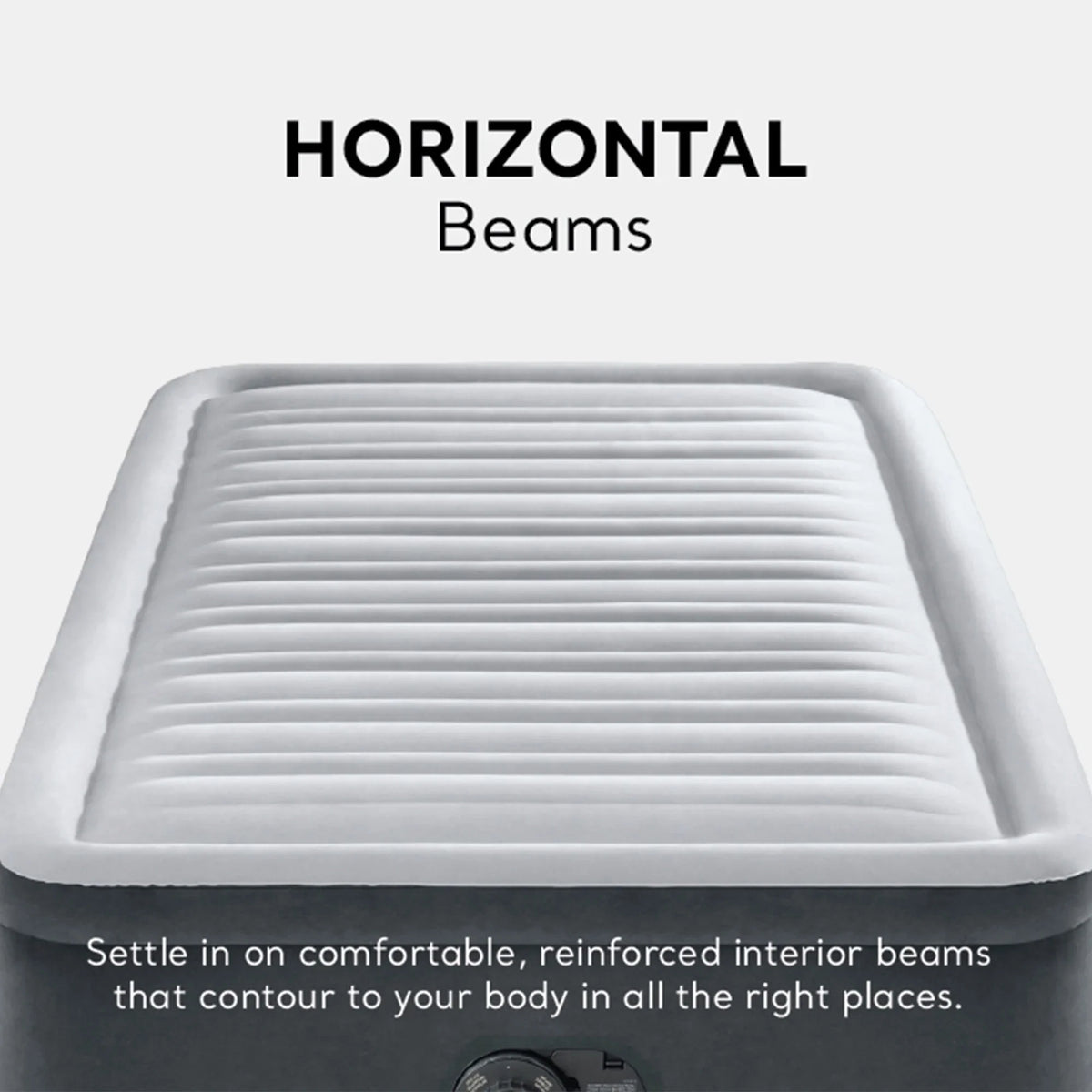 Intex Dura Beam Comfort Plus Airbed Mattress w/ Built In Pump, Twin, 2 Pack