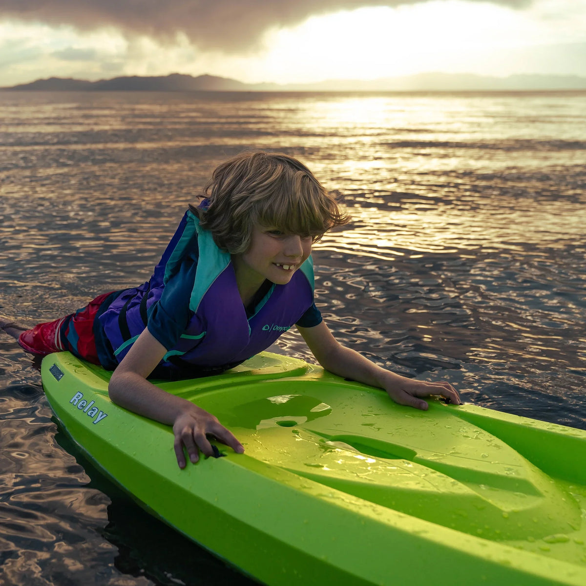 Lifetime Relay 65 in. Sit-on-Top 100 lb. Weight Capacity Youth Kayak, Chartreuse (91323)