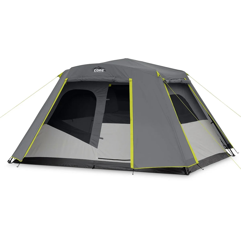 CORE 6 Person Instant Cabin Tent with Full Rainfly