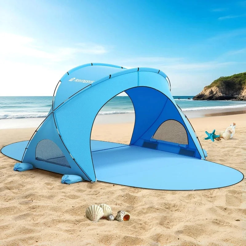 UPF50+ UV Protection Beach Shade Tent – Sun Shelter for Beach Days
