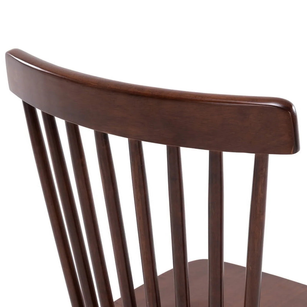Dycanpo Dining Chairs Set of 4, Black Kitchen/Dining Room Wooden Chairs with Mid Century Modern,18''