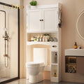 Aiho Over The Toilet Storage Cabinet, Bathroom Shelf Over Toilet, Bathroom Storage Cabinet Organizer - White