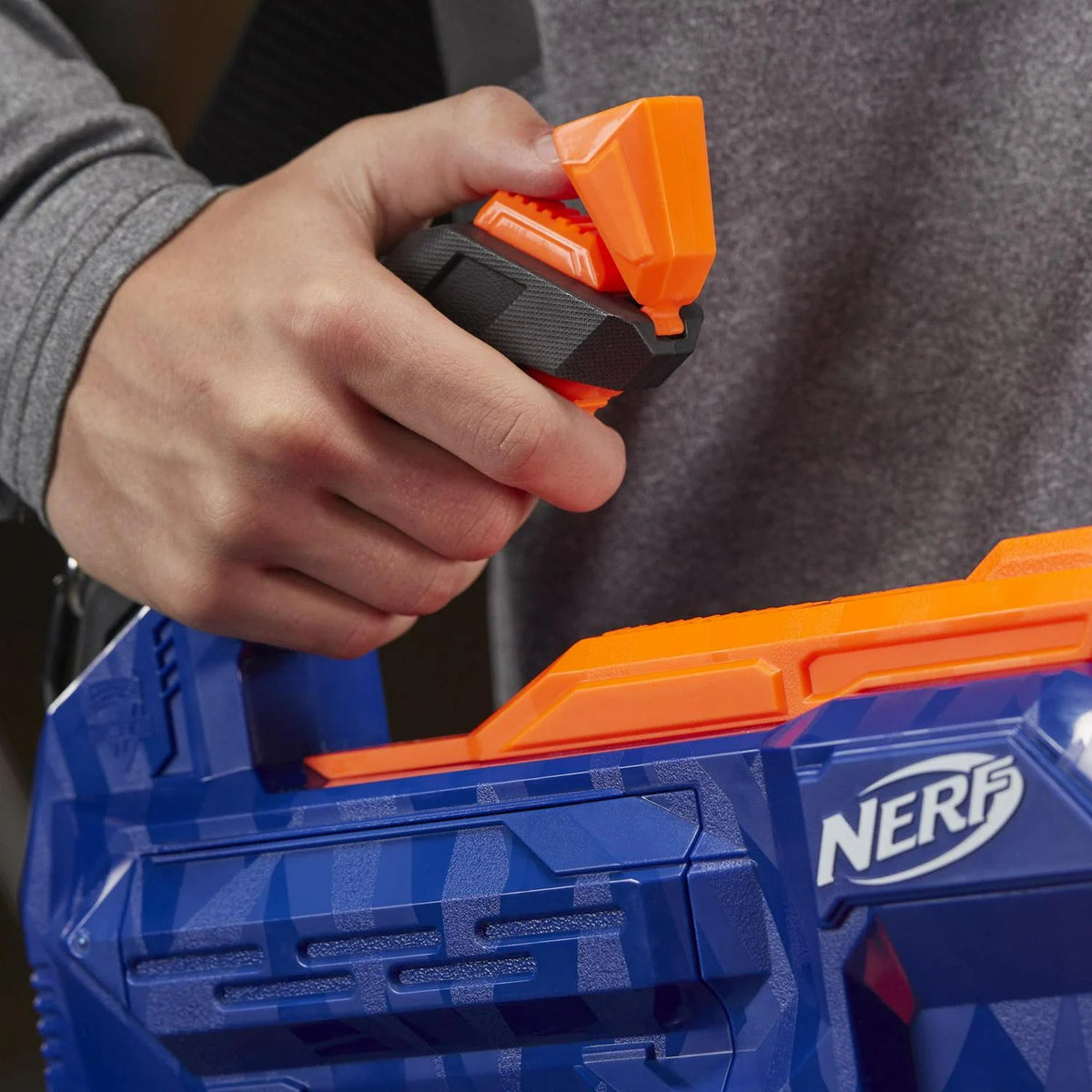 Nerf Elite Titan CS-50 Toy Blaster Fully Motorized 50 Dart Drum 50 Official Elite Dart Spinning Barrel. For Teens and Adults