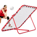 Patiassy Installation-Free Volleyball Rebounder Net 7 Adjustable Angles Volleyball Practice Net with Adjustable Angles, Heavy Duty Baseball Rebounder Net Soccer Rebounder, 3.8 x 4.5 feet