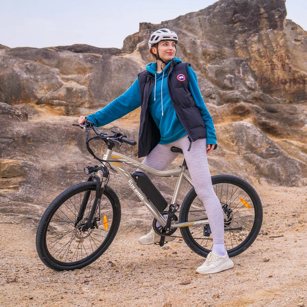5TH WHEEL W17B 26" Electric Bike for Adult, 500W Peak Electric Bike with 36V 10.4Ah Removable Battery, Electric Bicycle with 7 Speed, UL2849