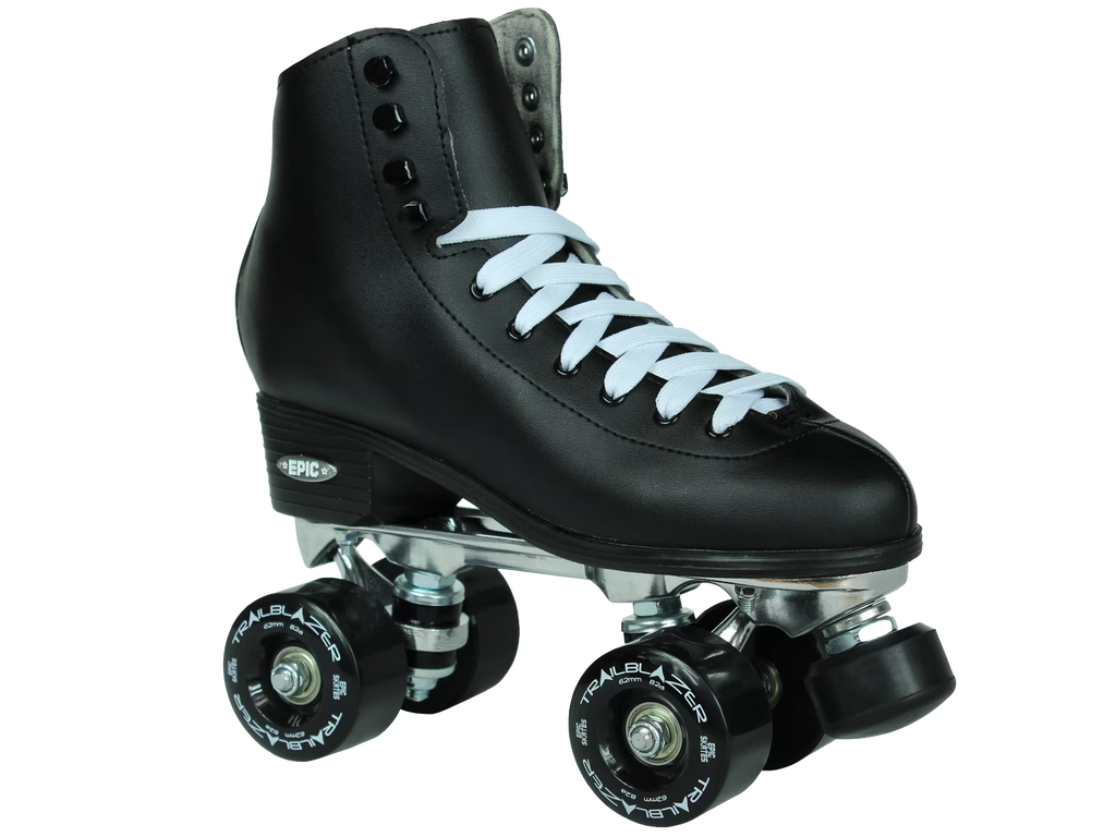 Epic Classic Black Quad Roller Skates