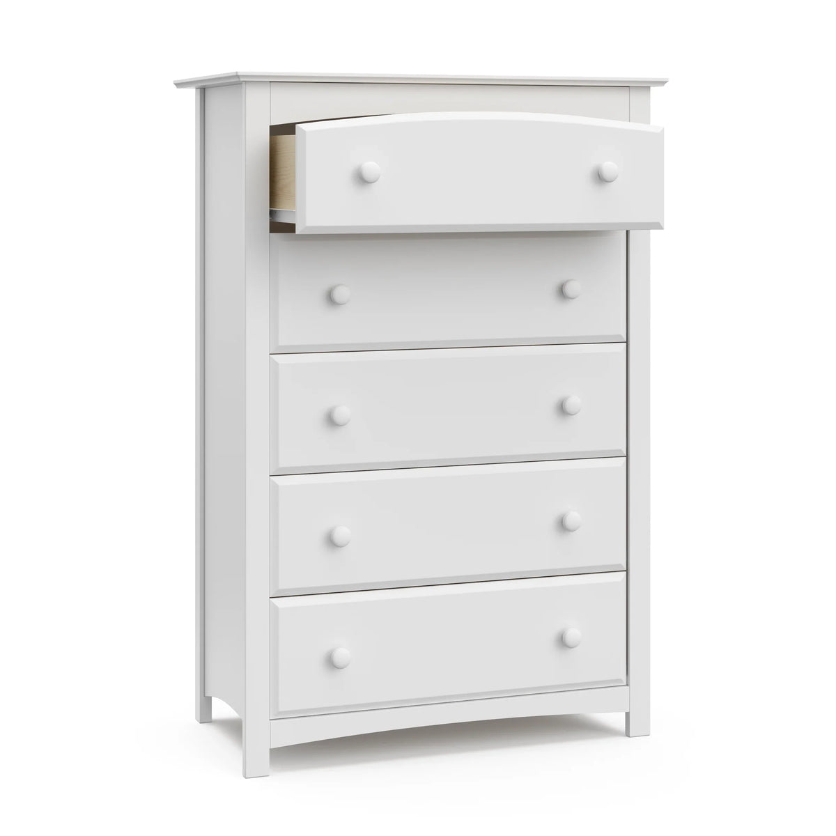 Storkcraft Kenton 5 Drawer Nursery Dresser, Pebble Gray