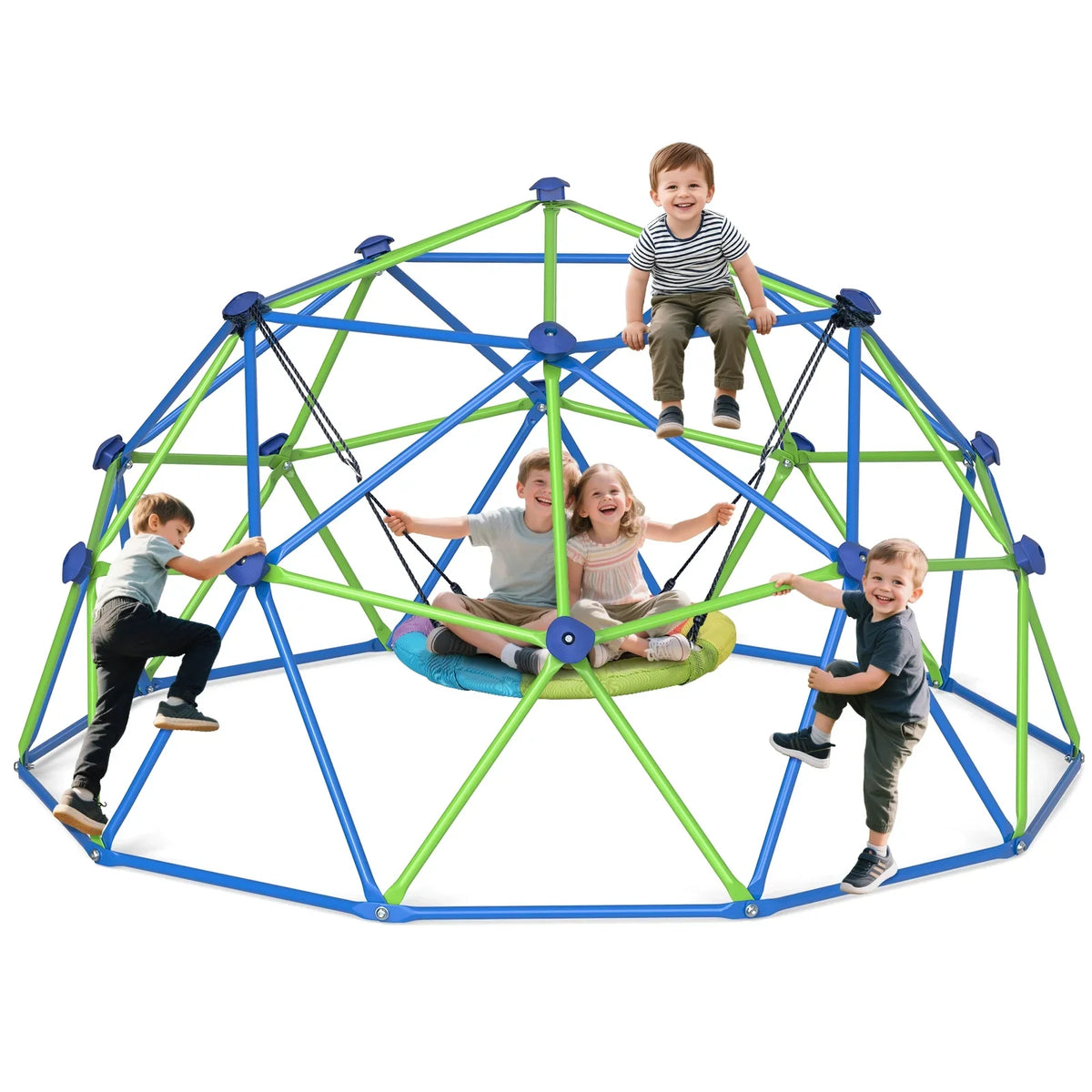 WOSTOO 10FT Climbing Dome,Kids Dome Climber Jungle Gym Outdoor Toddler Play Set for Kids 3-10 Year Outdoor Play, Supports up to 880lbs