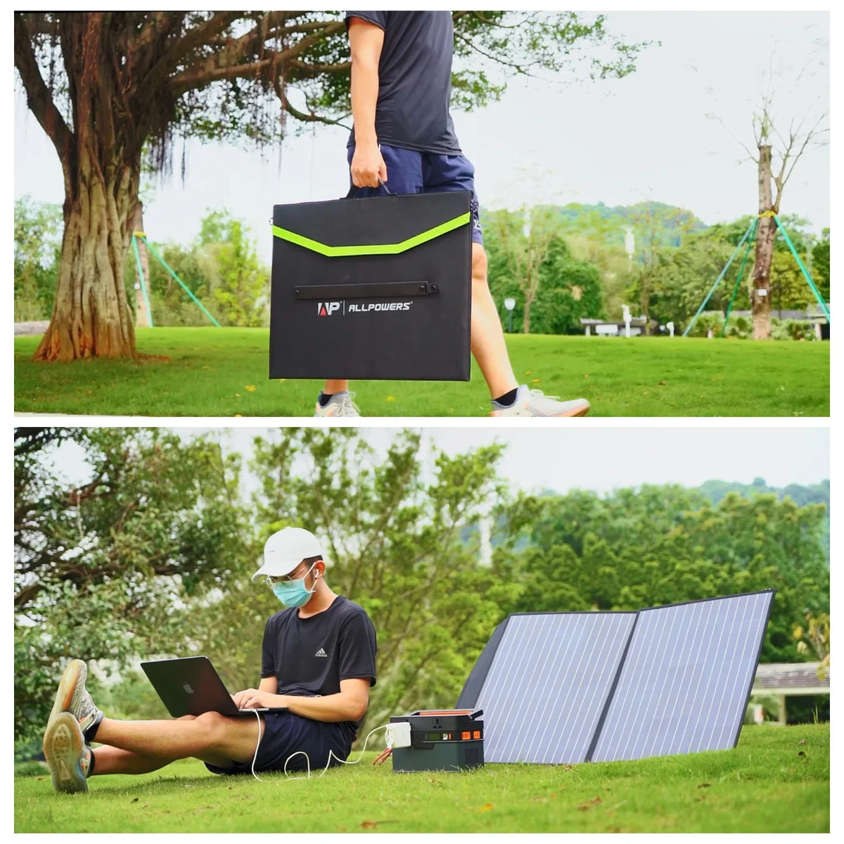 ALLPOWERS R1500 Portable Power Station 1600W, 1056Wh LiFePO4 Battery Solar Generator with 35dB Ultra-Quiet Operation, 1Hr Fast Charge, 15ms UPS for Home Backup, Indoor CPAP, Camping & RV