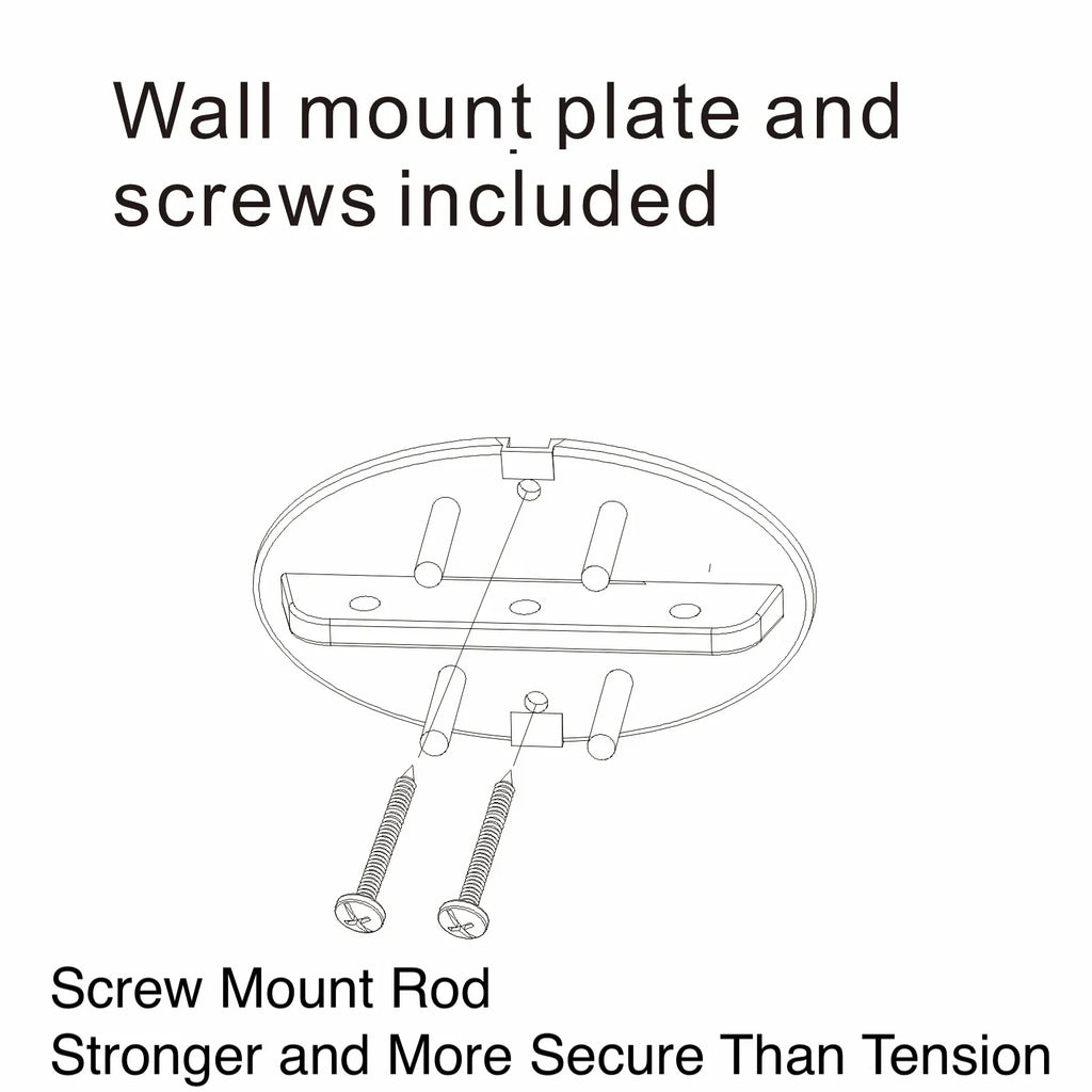 Utopia Alley Rustproof Wall Mounted Aluminum Double Curved Shower Curtain Rod, Screw Mount Rod, Secure Than Tension, Adjustable Shower Rod from 45" to 72", Includes shower liner & hooks (Bronze)