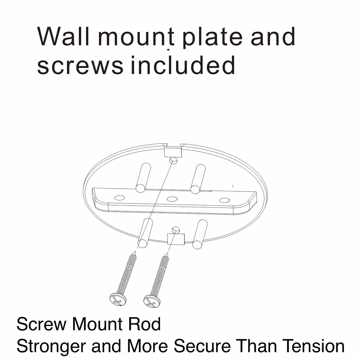 Utopia Alley Rustproof Wall Mounted Aluminum Double Curved Shower Curtain Rod, Screw Mount Rod, Secure Than Tension, Adjustable Shower Rod from 45" to 72", Includes shower liner & hooks (Bronze)