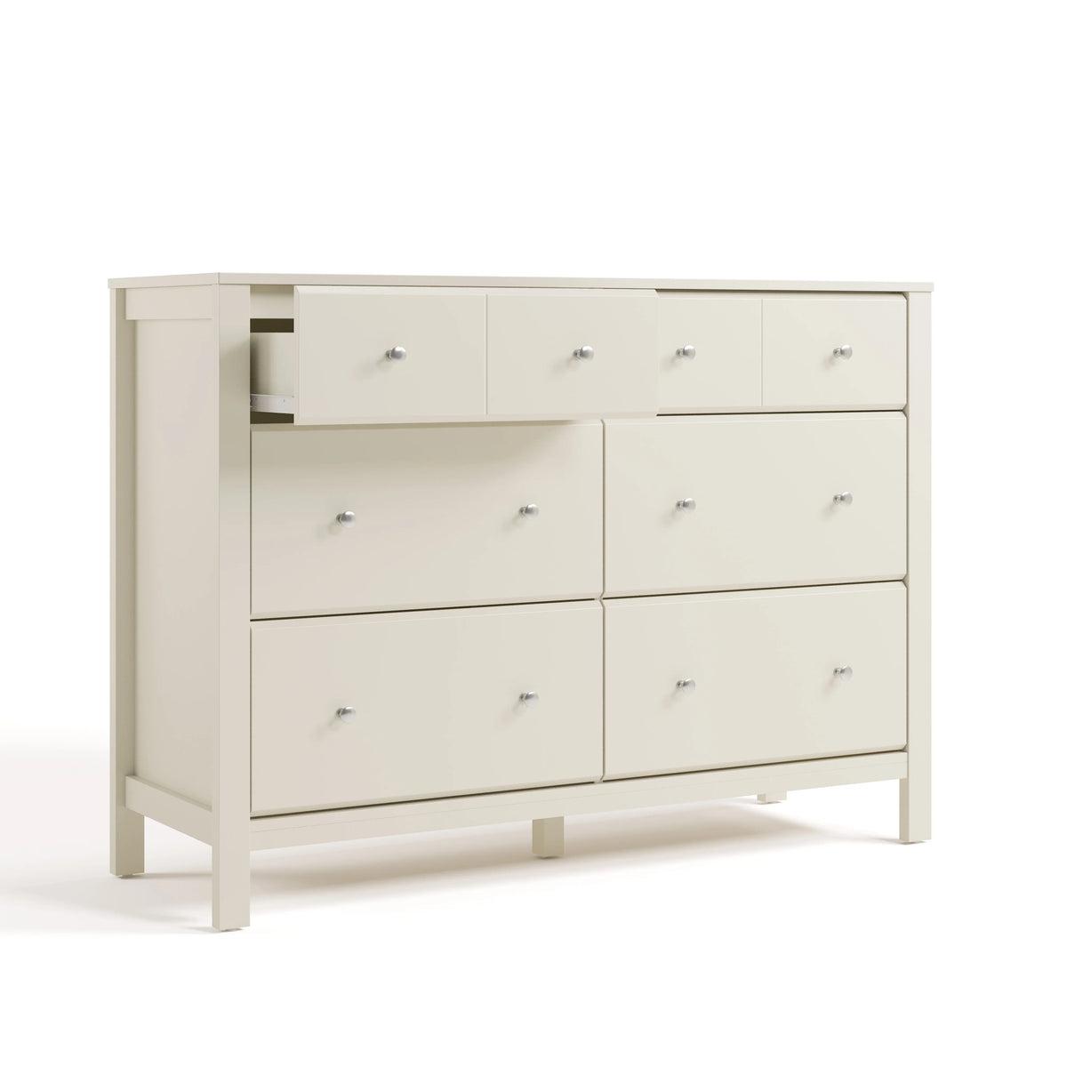 Storkcraft Horizon 6 Drawer Nursery Double Dresser, Driftwood