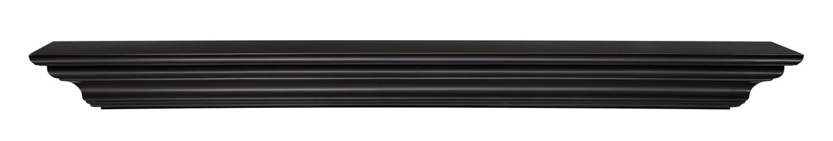 Clean, Sophisticated Premium White MDF Mantel Shelf, 48"L x 10"D x 5"H, Crisp White Paint