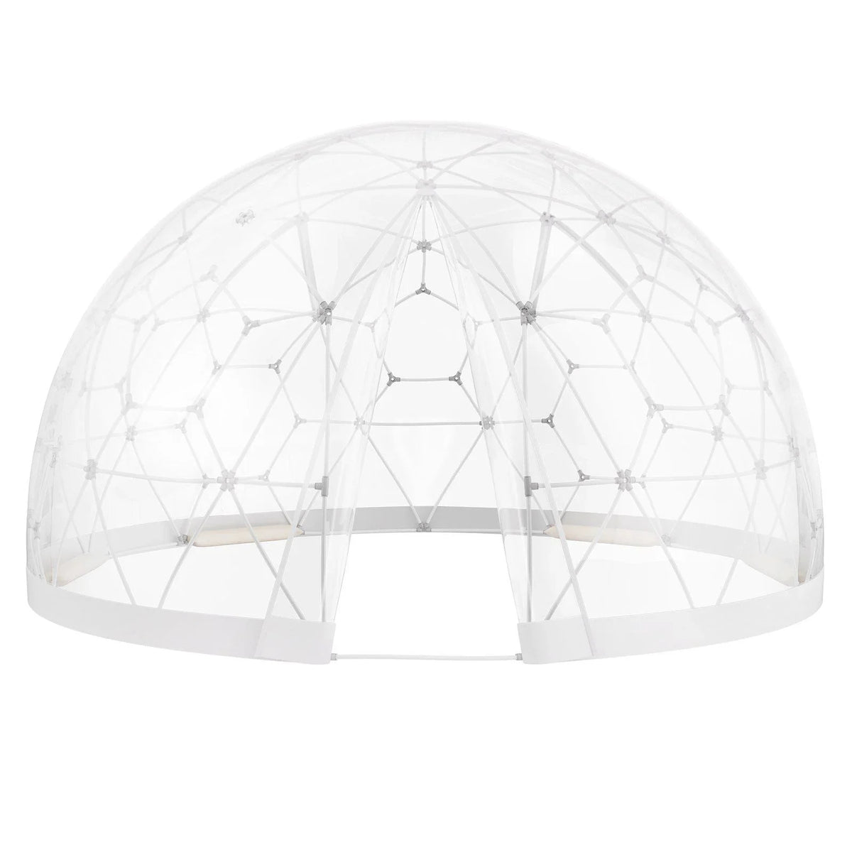 9.5FT Outdoor Bubble Tent �C Transparent Dome Camping Shelter with Zip Door & Windows �C Waterproof Pop-Up Tent for Stargazing, Backyard, Patio & Glamping �C Portable Instant Setup