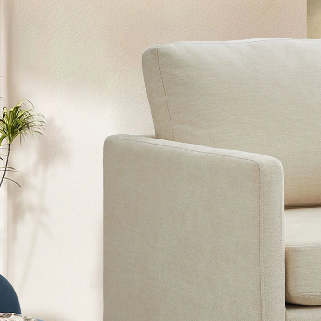 Swivel Accent Chair"360 Degree Square Swivel Chair for Living Room, Mid Century Modern Upholstered Swivel Barrel Chair,Comfy Sofa Armchairs for Bedroom,Nursery,Chenille(Beige)