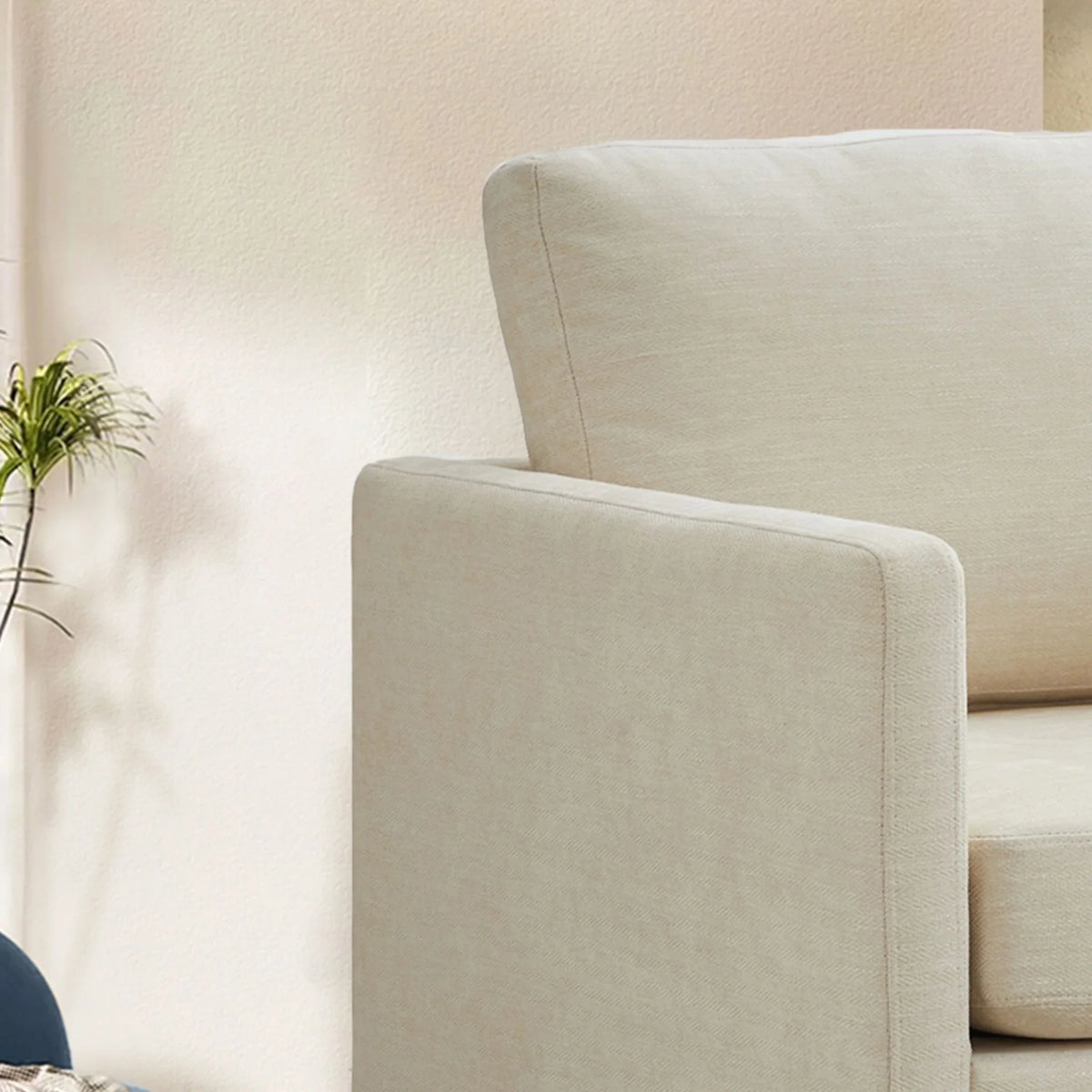 Swivel Accent Chair"360 Degree Square Swivel Chair for Living Room, Mid Century Modern Upholstered Swivel Barrel Chair,Comfy Sofa Armchairs for Bedroom,Nursery,Chenille(Beige)