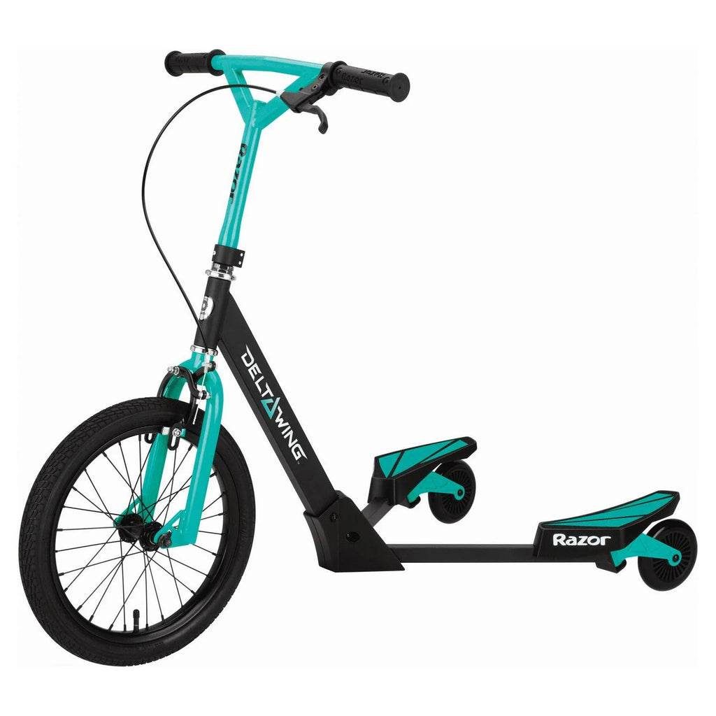 Razor Teal 3-Wheel Drifting Delta Wing Scooter- Ages 6+