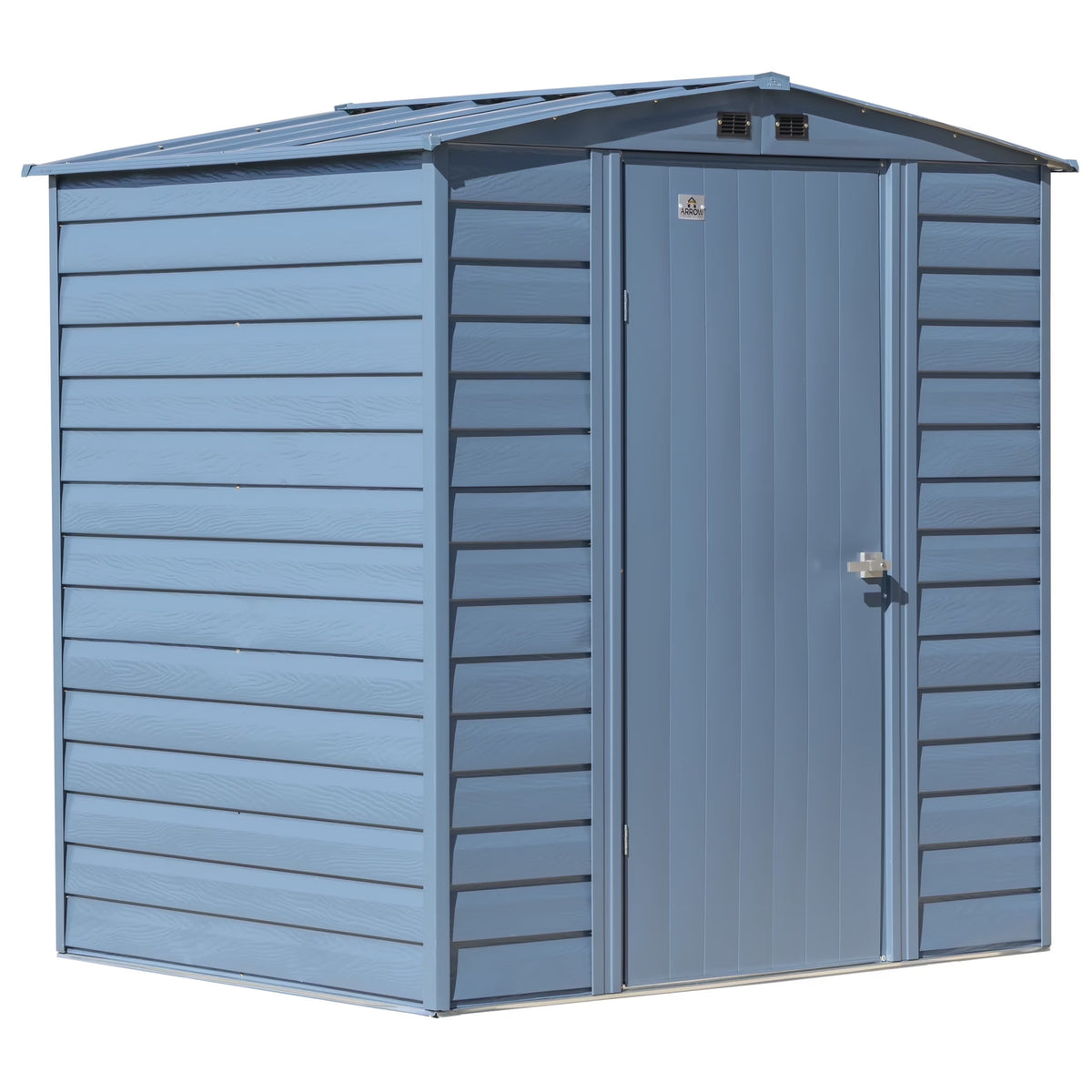 Arrow Select Steel Storage Shed Steel Storage Shed, 6x5, Charcoal